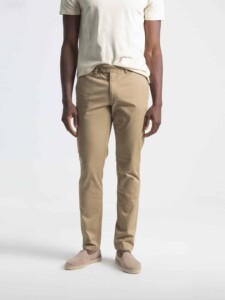 Pantalón chino beige de corte recto, PuroEgo