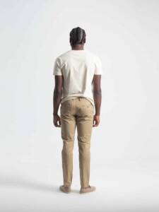 Pantalón chino beige de corte recto, PuroEgo