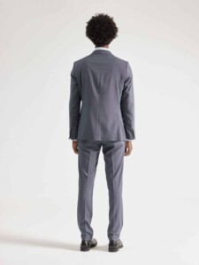 PuroEgo Traje 2 Piezas Gris Estructura Slim Fit