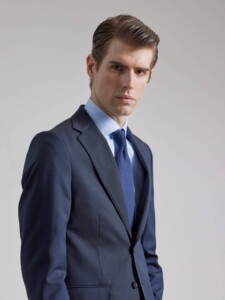 PuroEgo Traje 2 Piezas Azul Estructura Slim Fit