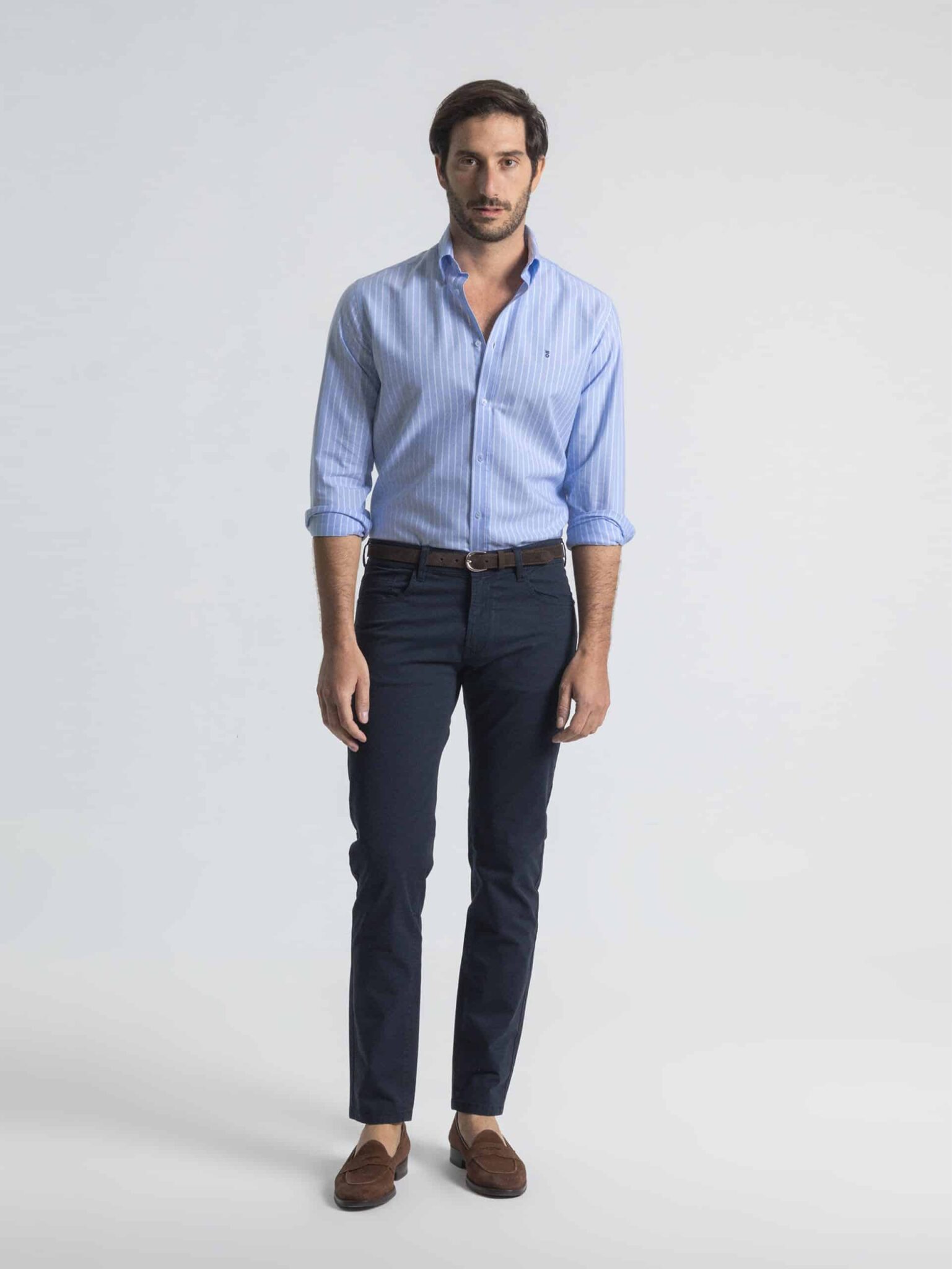 PANTALÓN 5 BOLSILLOS AZUL