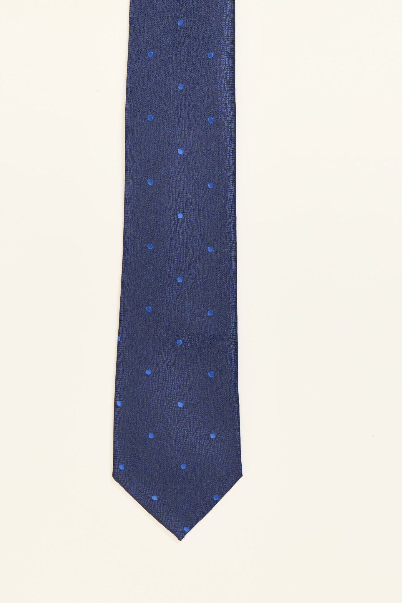 CORBATA LUNARES AZUL NOCHE