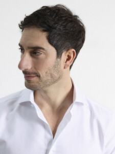 PuroEgo Camisa Twill Vestir Blanca Slim Fit