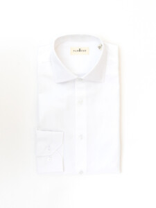 PuroEgo Camisa Twill Vestir Blanca Slim Fit