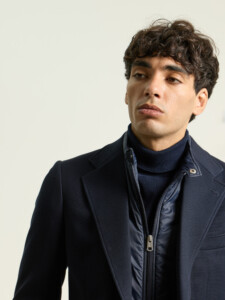 PuroEgo Chaqueta Azul Marino con Chaleco Desmontable