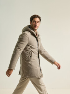 PuroEgo Parka Acolchada Beige con Capucha