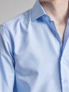 PuroEgo Camisa Twill Vestir Celeste Slim Fit