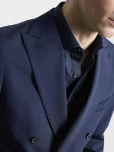 PuroEgo Traje 2 Piezas Cruzado Azul Marino
