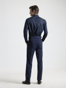 PuroEgo Traje 2 Piezas Cruzado Azul Marino