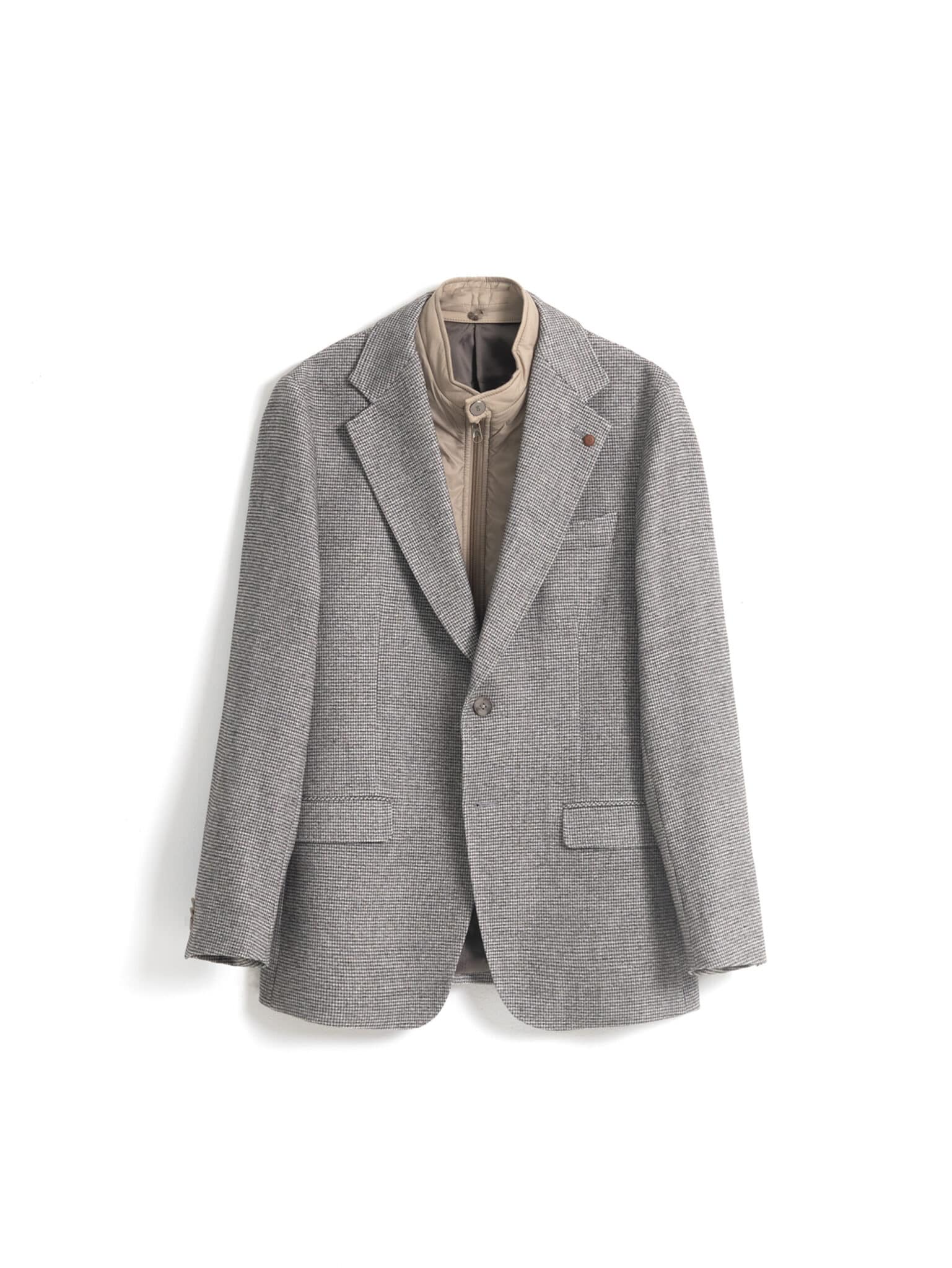 PuroEgo Americana Natural Houndstooth Invierno 2026 — Hombre