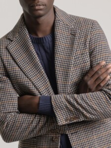 PuroEgo Americana Houndstooth Natural Camel — Hombre