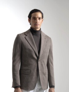 PuroEgo Americana Natural Glen Plaid Estructurada — Hombre