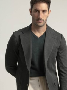 PuroEgo Americana Gris Príncipe de Gales — Hombre