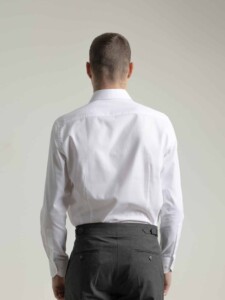 PuroEgo Camisa Blanca Cuello Italiano — Hombre