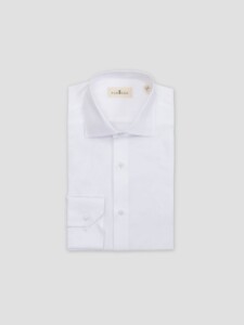 PuroEgo Camisa Blanca Cuello Italiano — Hombre