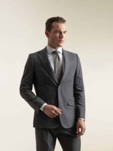 PuroEgo Traje 2 Piezas Gris Slim Fit — Hombre