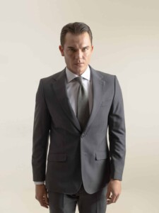 PuroEgo Traje 2 Piezas Gris Slim Fit — Hombre