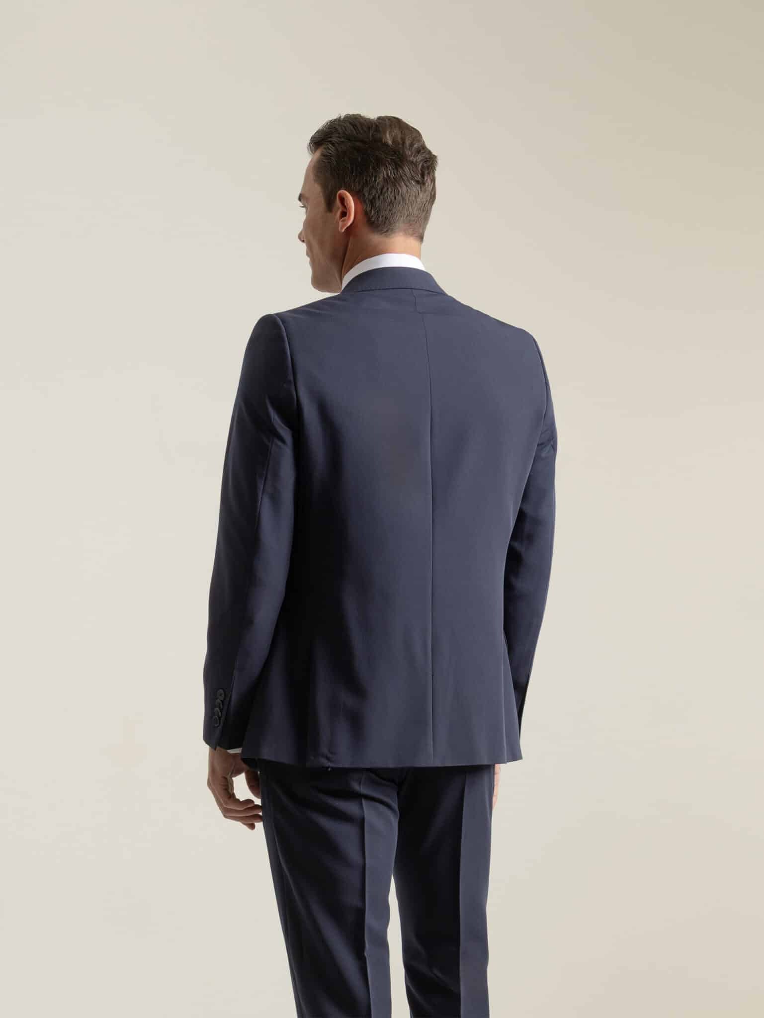 PuroEgo Traje 2 Piezas Marino Clásico Estructurado — Hombre
