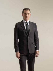 PuroEgo Traje 2 Piezas Negro Slim Fit — Hombre