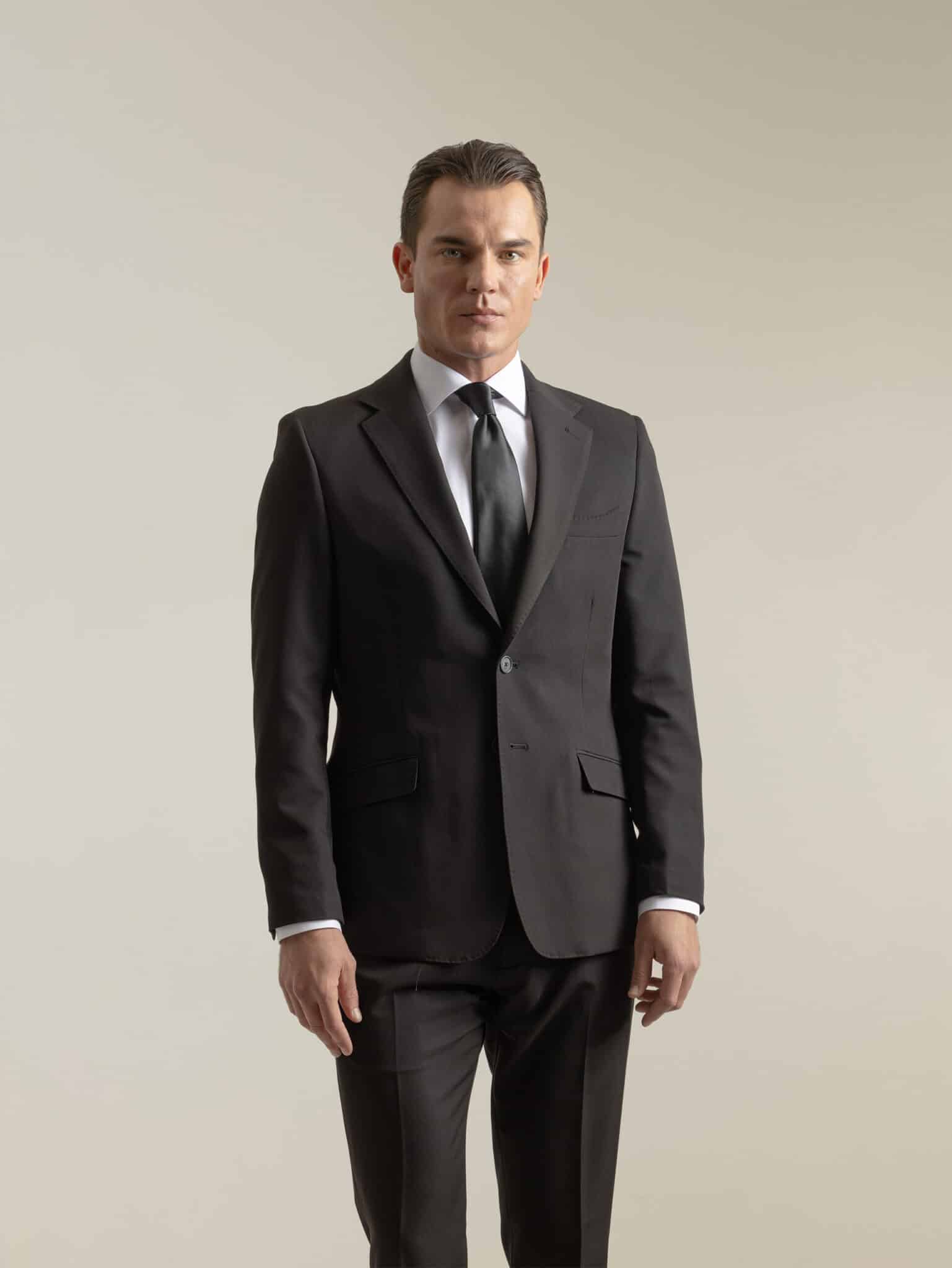 PuroEgo Traje 2 Piezas Negro Slim Fit — Hombre