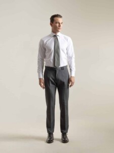 PuroEgo Pantalón Gris Marengo Slim Fit — Hombre