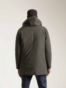 PuroEgo Abrigo Verde Oliva con Forro Acolchado — Hombre