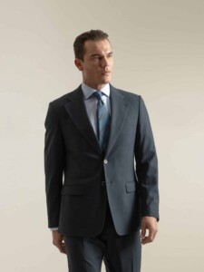 PuroEgo Traje 2 Piezas Azul Petróleo Clásico Moderno — Hombre