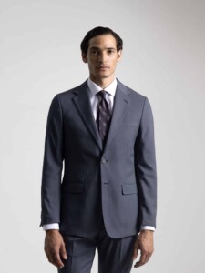 PuroEgo Traje 2 Piezas Gris Azulado Slim Fit — Hombre