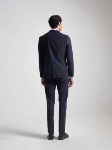 PuroEgo Traje 2 Piezas Azul Marino Cuadro Tonal — Hombre