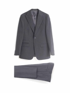 PuroEgo Traje 3 Piezas Gris Antracita Slim Fit — Hombre