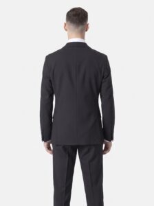 traje cruzado 6x2 negro · espalda