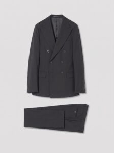 traje cruzado 6x2 negro · chaqueta y pantalon