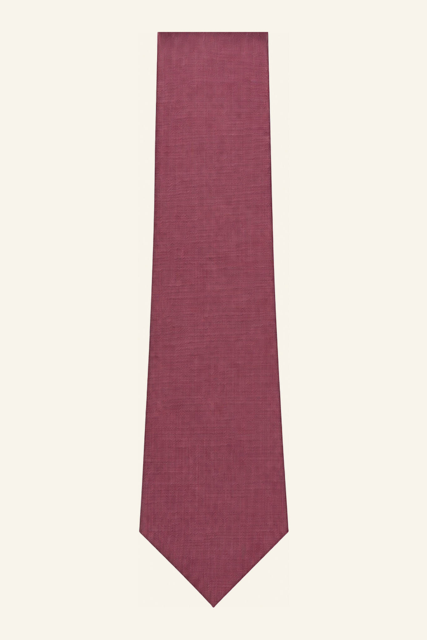 Corbata burdeo de PuroEgo, extendida