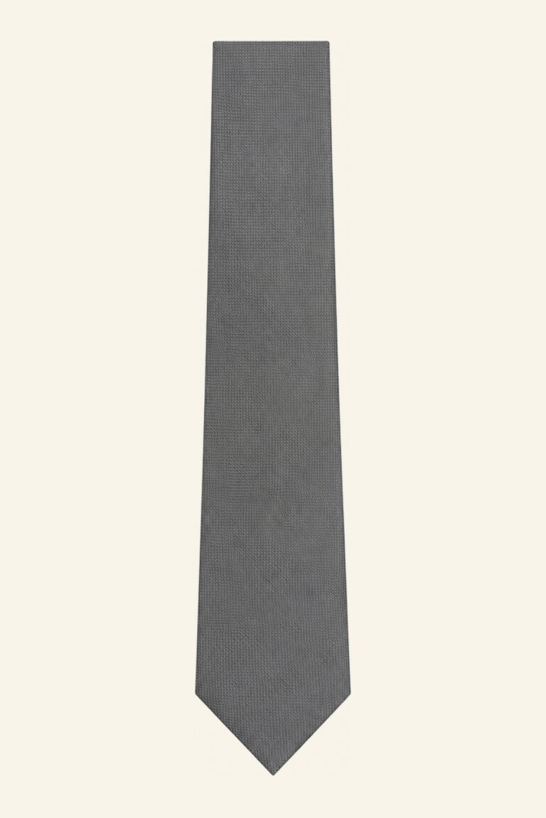 Corbata gris de PuroEgo, extendida
