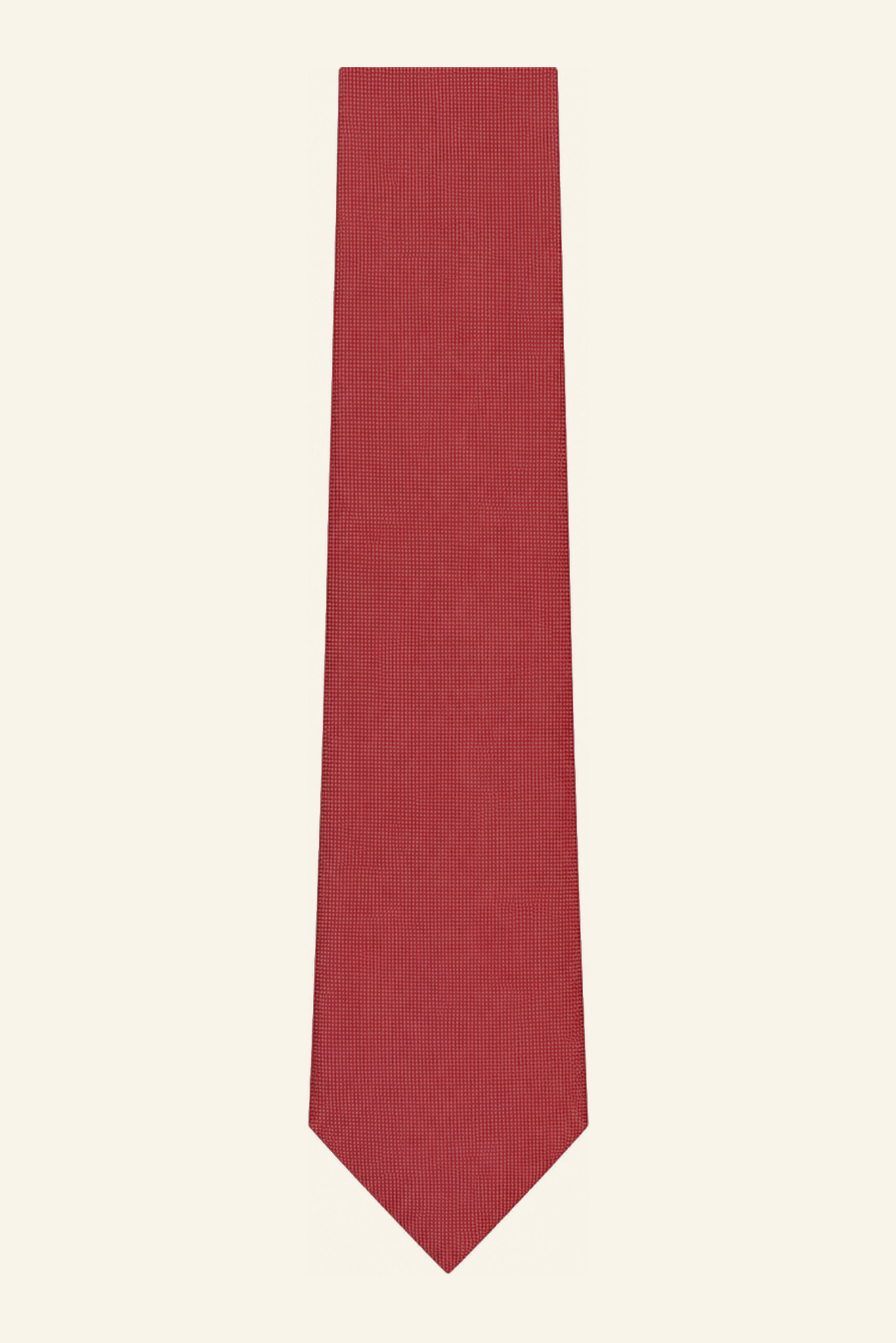 Corbata roja de PuroEgo, extendida