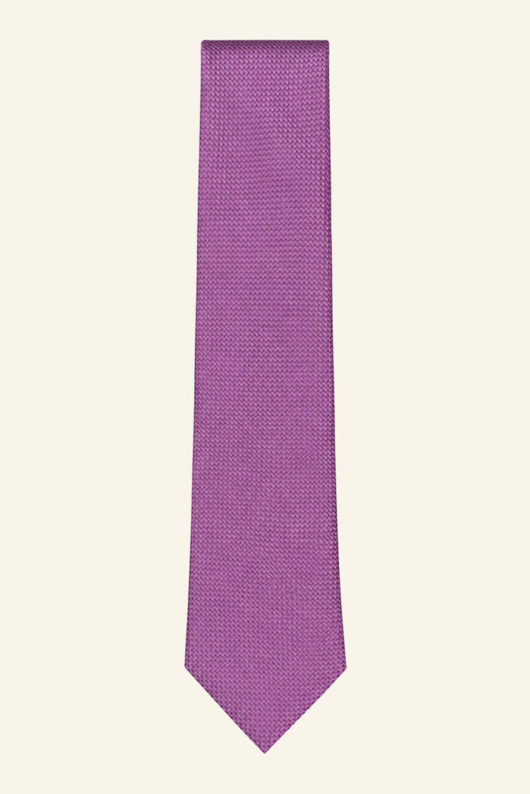 Corbata morada de PuroEgo, extendida