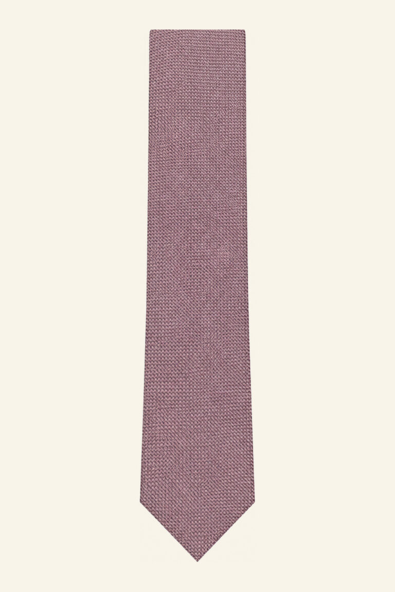 Corbata rosa viejo de PuroEgo, extendida