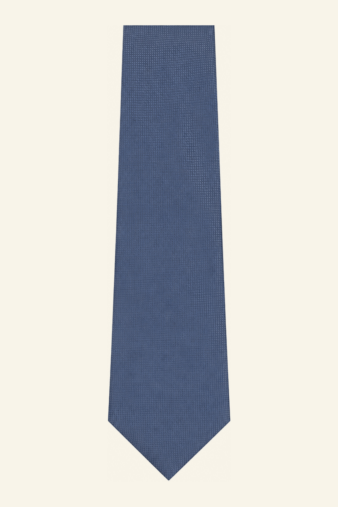 Corbata azul de PuroEgo, extendida